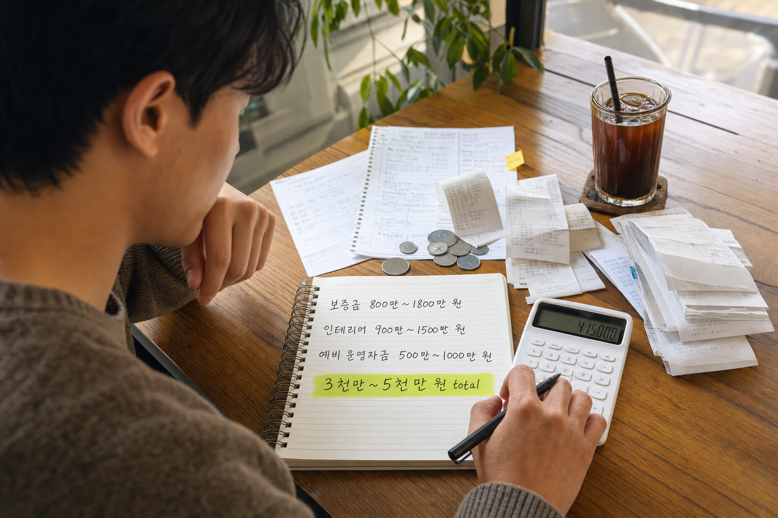소자본카페 창업 비용 실제 필요한 자금 규모와 예산 배분표